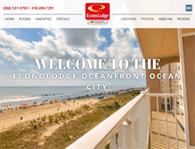 Tablet Screenshot of econolodgeoceanfrontocmd.com